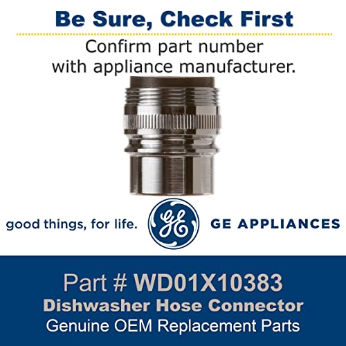 GE WD01X10383 Genuine OEM Hose Connector