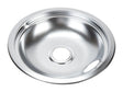 Electric Range Round Burner Drip Bowl, Chrome