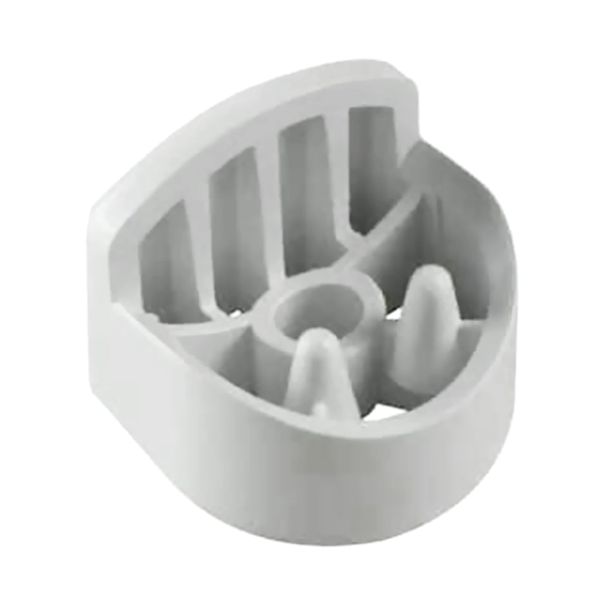 Bosch 00615350 Genuine OEM Door Handle End Cap (White) for Bosch Dishwashers
