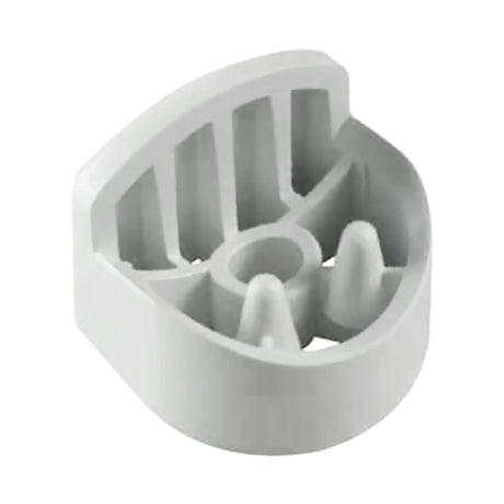 Bosch 00615350 Genuine OEM Door Handle End Cap (White) for Bosch Dishwashers