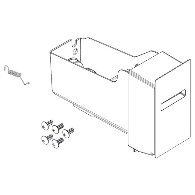 SAMSUNG DA97-17285A Refrigerator Ice Bucket & Auger Assembly, Ice Container, Genuine Original Equipment Manufacturer (OEM) Part