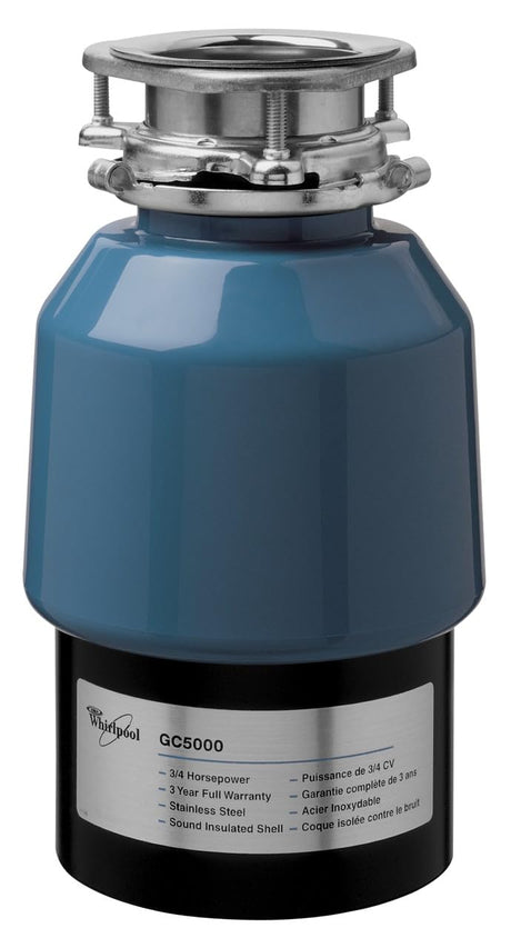 Whirpool 88174303 3/4 HP in-Sink Food Disposer, Black