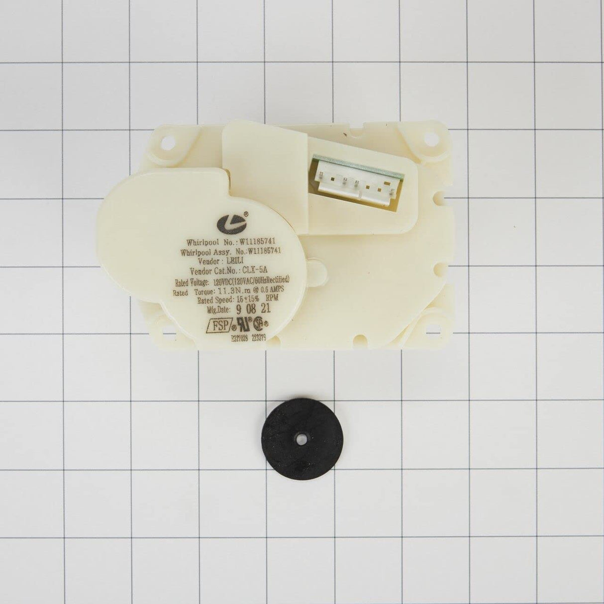 Whirlpool W10822606 Genuine OEM SxS Refrigerator Ice Auger Motor