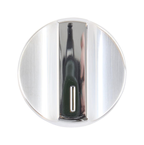 Whirlpool W11418244 OEM Cooktop Surface Burner Control Knob, Silver