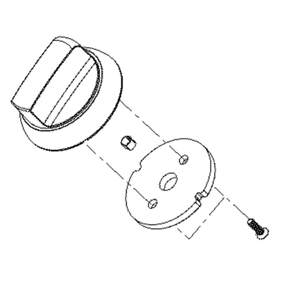 Lg AEZ74073406 Knob Assembly