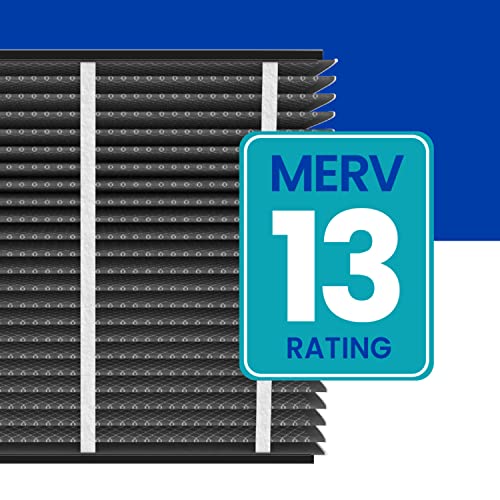 AprilAire 413CBN Replacement Filter for AprilAire Whole House Air Purifiers - MERV 13 with Carbon, Healthy Home Allergy + Odor Reduction, 16x25x4 Air Filter