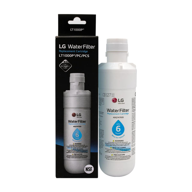 LG LT1000P - 6 Month / 200 Gallon Capacity Replacement Refrigerator Water Filter (NSF42, NSF53, and NSF401) ADQ74793501, ADQ75795105, or AGF80300704 , White