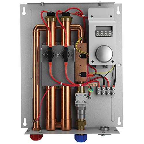 Rheem 18kW 240V Tankless Electric Water Heater, Gray