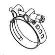 Whirlpool W10789434 Genuine OEM Dishwasher Drain Hose Clamp