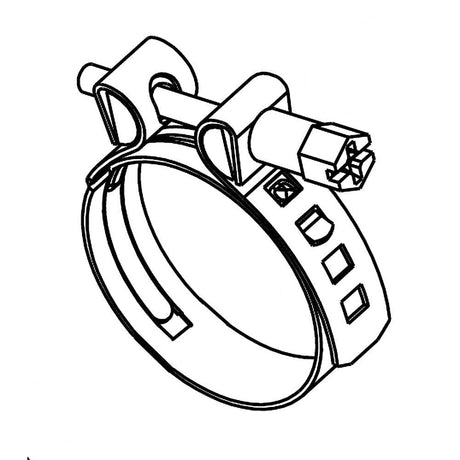 Whirlpool W10789434 Genuine OEM Dishwasher Drain Hose Clamp