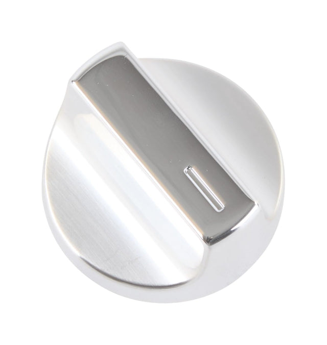 Whirlpool W11418244 OEM Cooktop Surface Burner Control Knob, Silver
