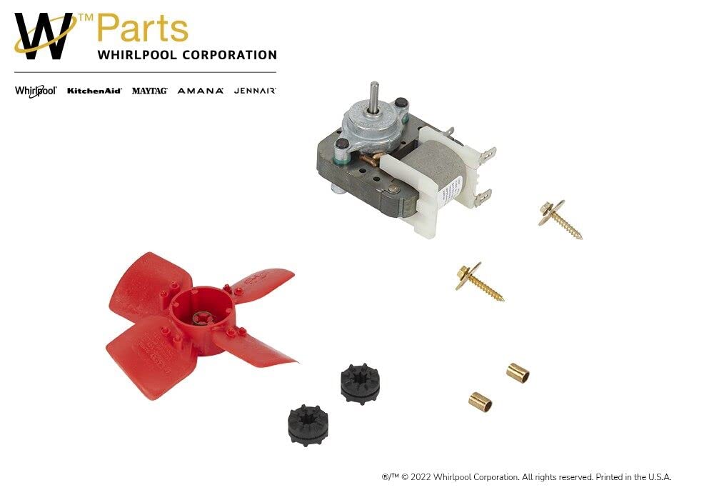 Whirlpool 482731 Genuine OEM SxS Refrigerator Evaporator Motor with Fan