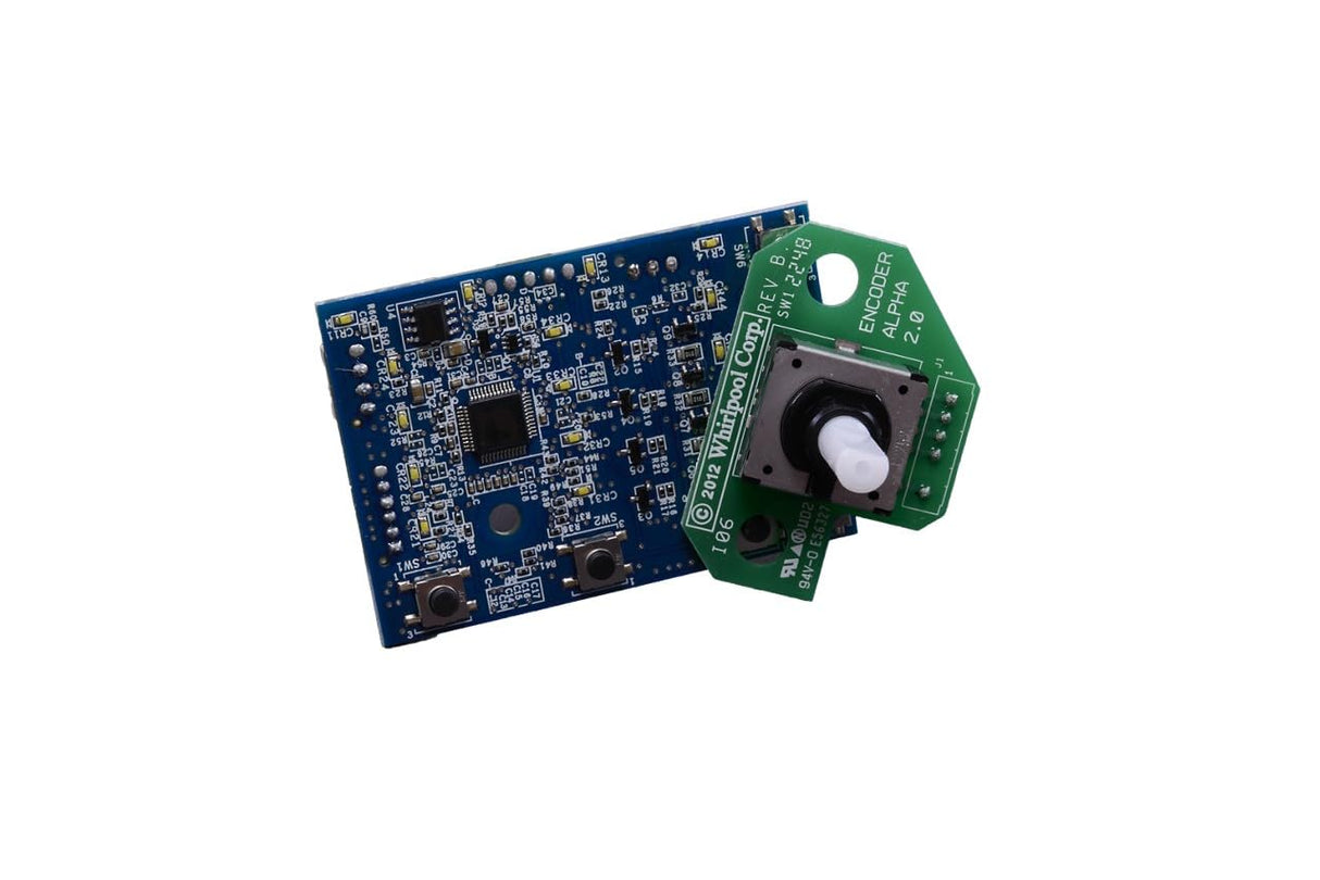 Whirlpool W11627521 Genuine OEM Dryer User Interface Assembly Replacement Part - Replaces W11481117, W11374901, and W11557403