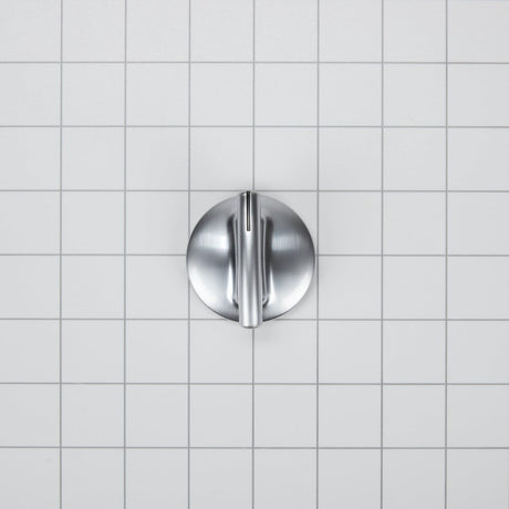 Whirlpool WP74010839 Genuine OEM Range Surface Control Knob, Brushed Chrome