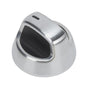 Whirlpool WPW10160371 Genuine OEM Gas Range Surface Control Knob, Matte-finish Stainless Steel look