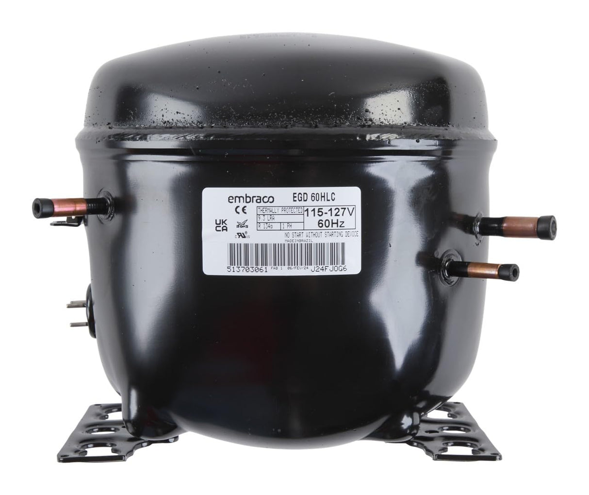 Whirlpool WPW10466675 Genuine OEM Refrigerator Compressor