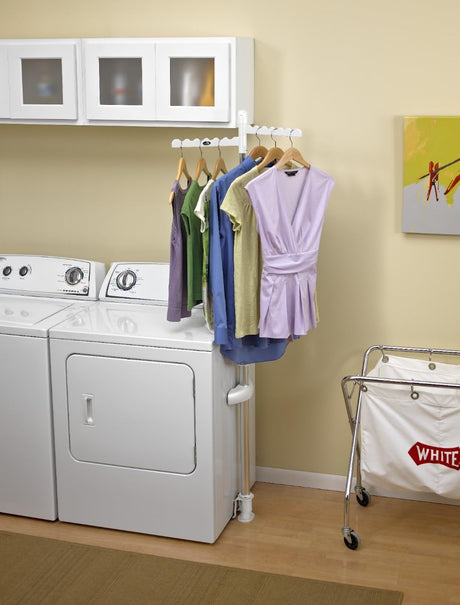 Laundry Appliance Hanger Rack