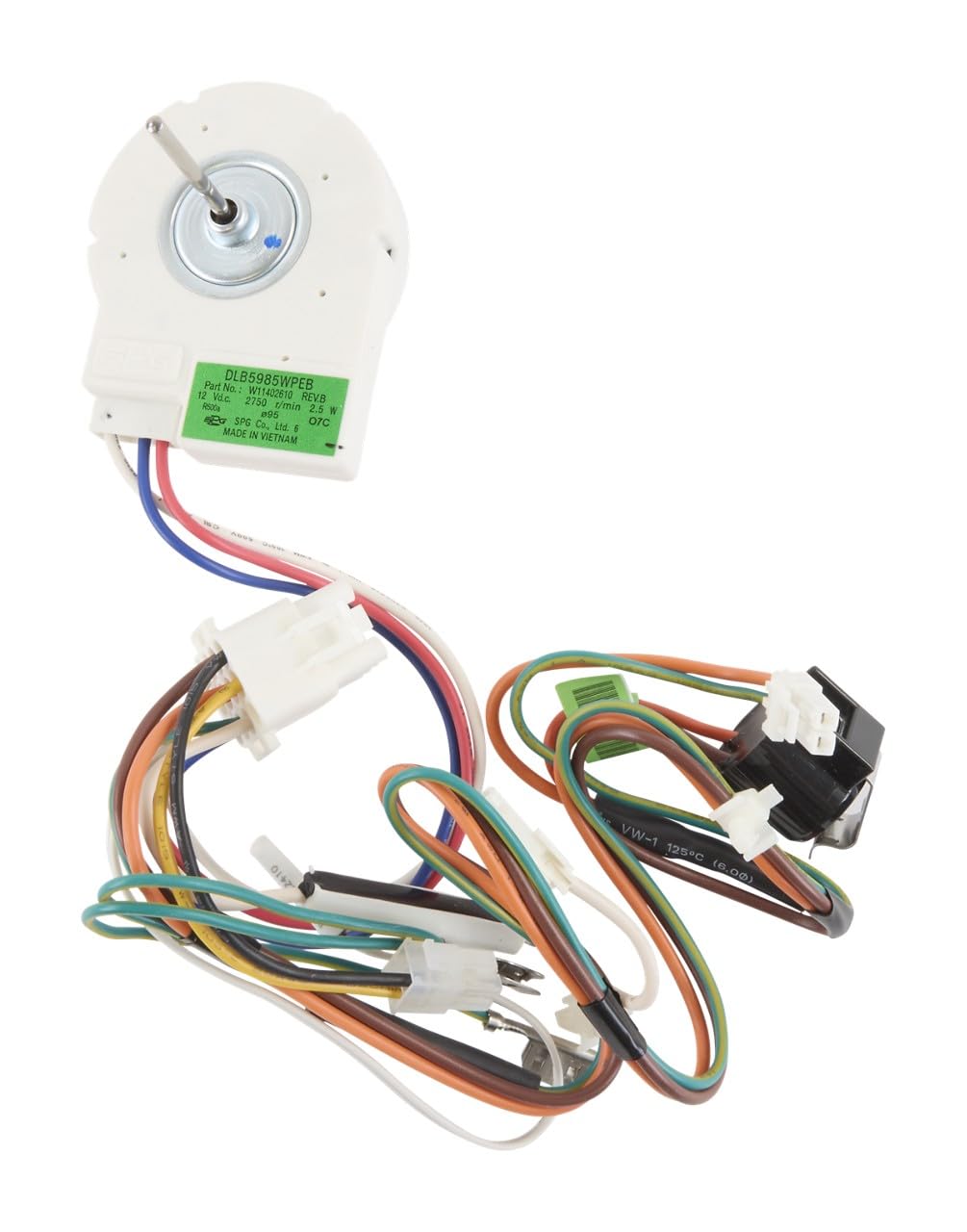 Whirlpool W11578030 Genuine OEM Refrigerator Evaporator Fan Motor