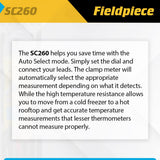Fieldpiece Gauges and Meters SC260 replacement part
