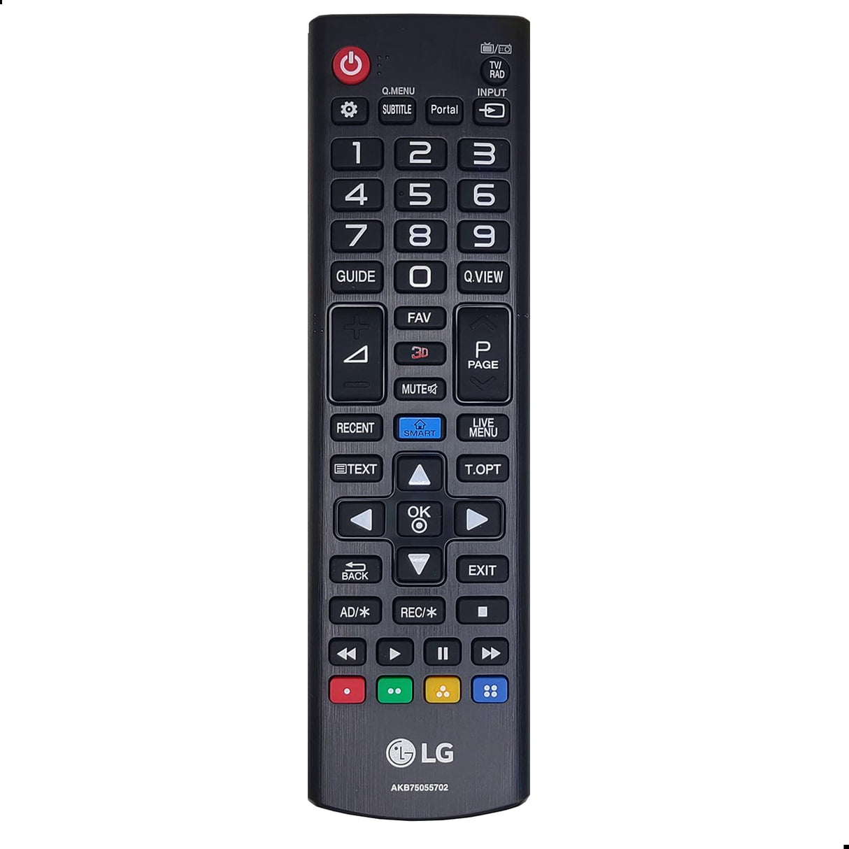 Lg AKB75055701 Television Remote Control Genuine Original Equipment Manufacturer (OEM) Part
