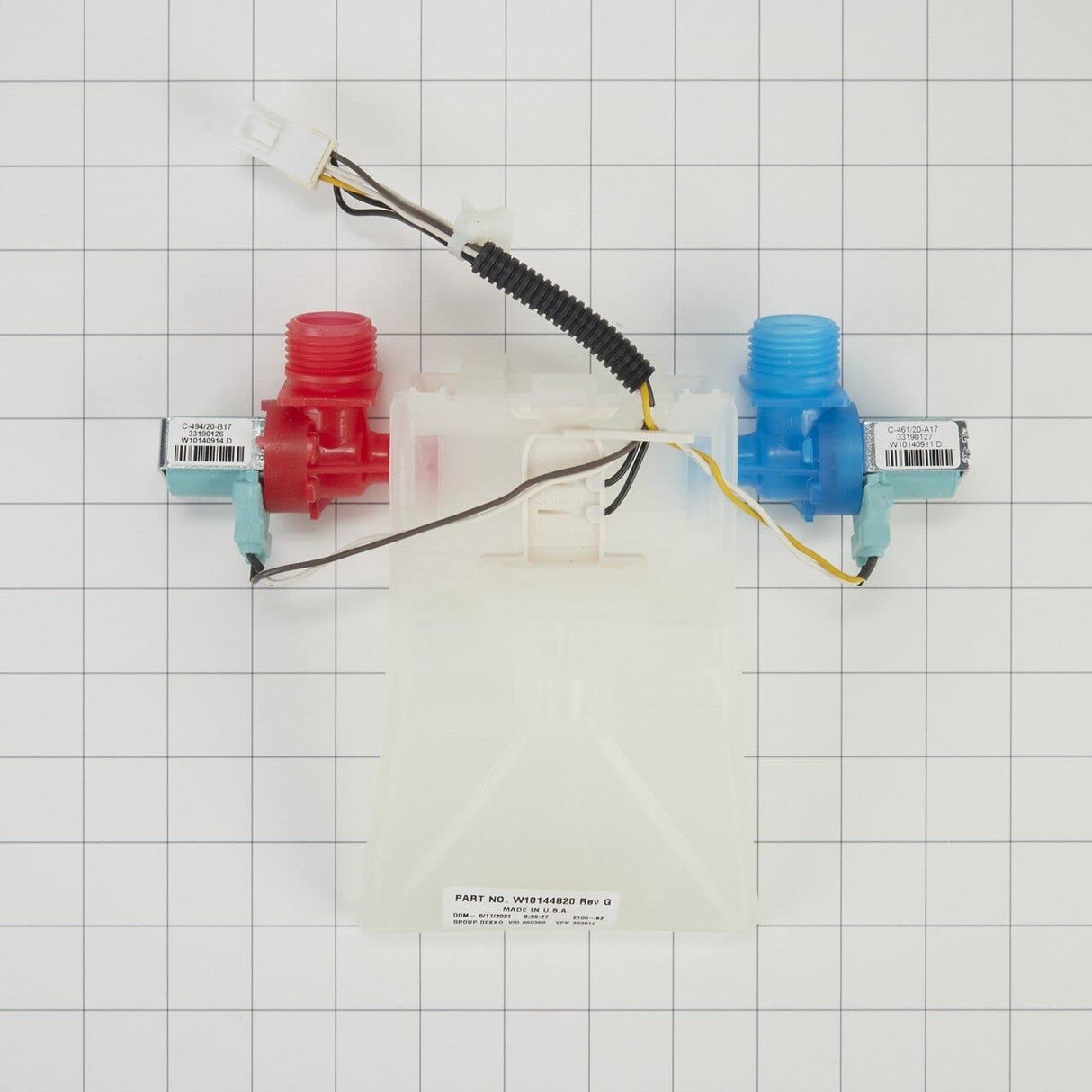 Whirlpool WPW10144820 Genuine OEM Washer Water Inlet Valve Assembly