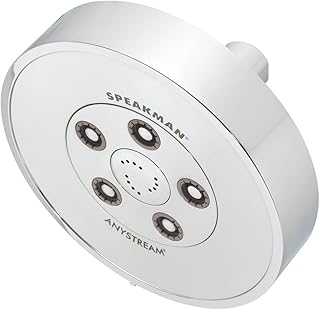 Speakman S-3010 Neo Anystream High Pressure Adjustable 2.5 GPM Shower Head, Polished Chrome