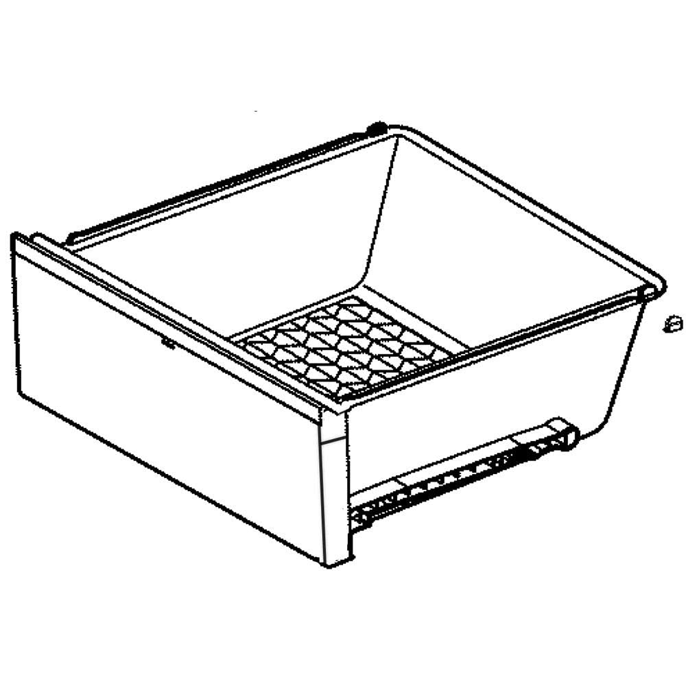 LG AJP73815123 Refrigerator Deli Drawer