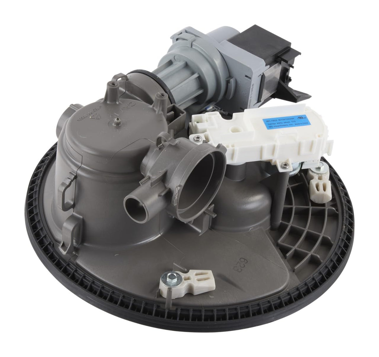 Whirlpool W11613480 Genuine OEM Dishwasher Pump and Motor Assembly