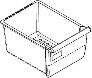 Whirlpool W2256704 Refrigerator Crisper Drawer (Replaces 2256704) Genuine Original Equipment Manufacturer (OEM + FSP) Part