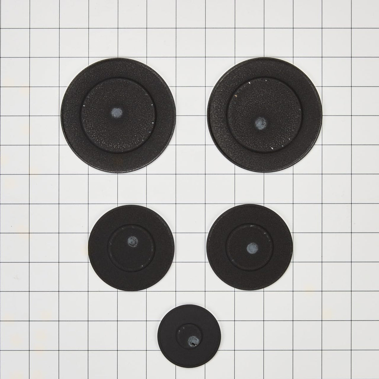 Whirlpool W10832694 Genuine OEM Range Surface Burner Cap Set