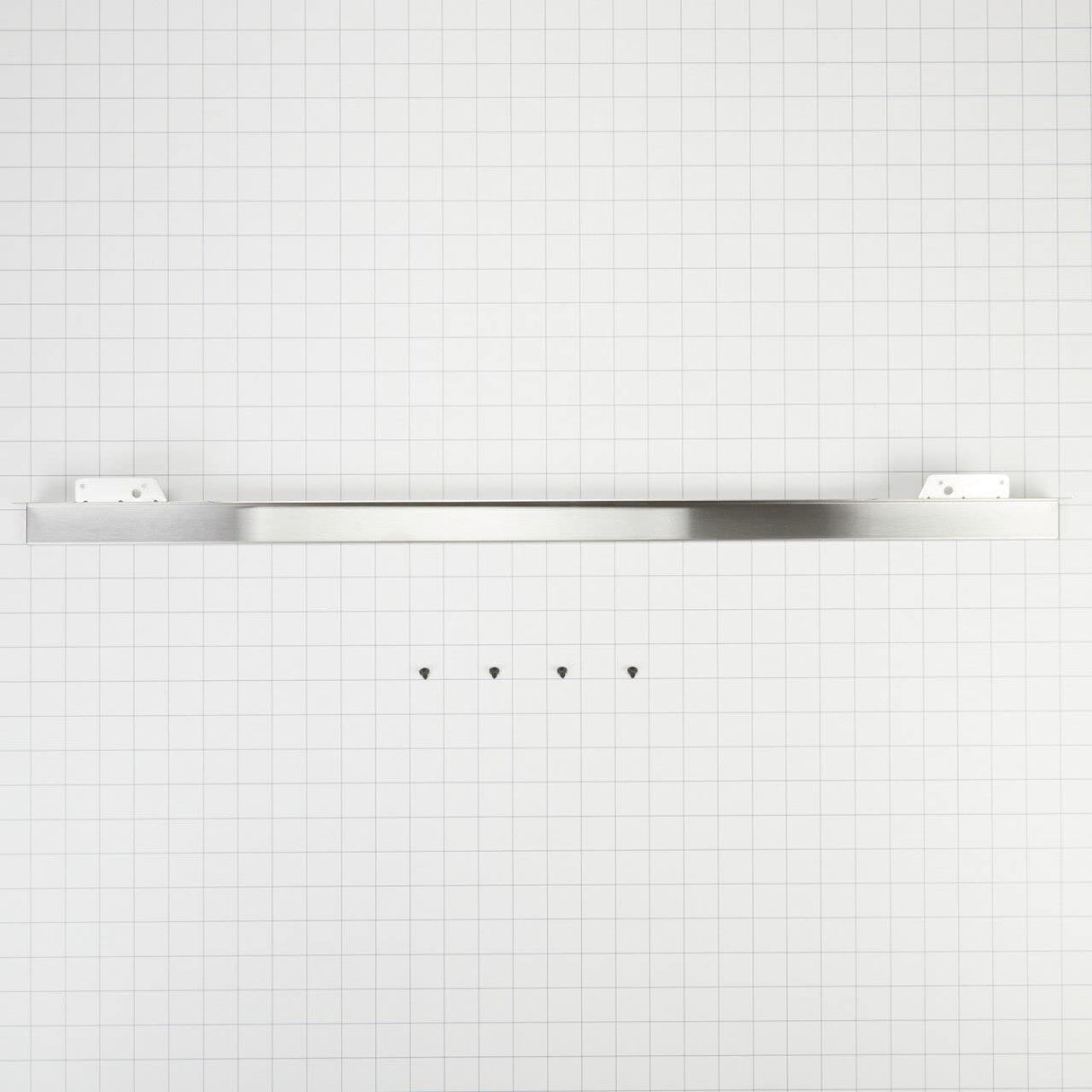 30" Warming Drawer Heat Deflector, Black/Stainless Steel