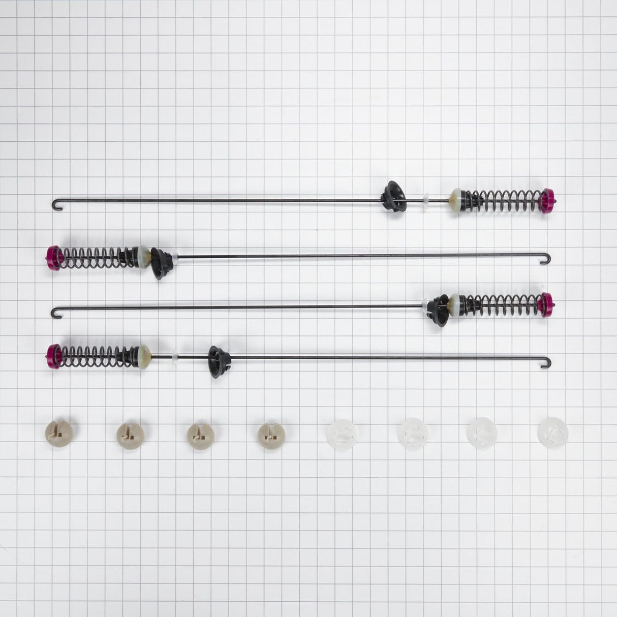 Whirlpool W11130356 Top Load Washer Suspension Rod Kit