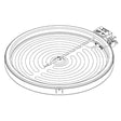 Samsung DG47-00064A Range Dual Radiant Surface Element Genuine Original Equipment Manufacturer (OEM) Part