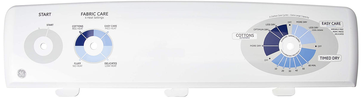 GE WE19M1493 Dryer Control Panel