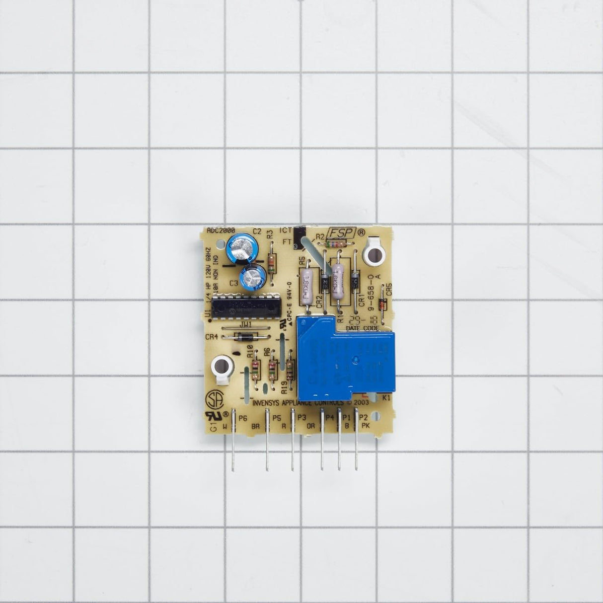 Whirlpool WP2304099 Genuine OEM Top Freezer Refrigerator Adaptive Defrost Control Board