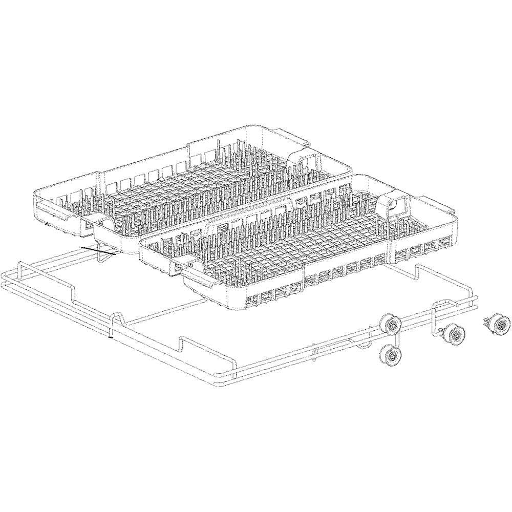 LG AHB33839405 LG-AHB33839405 Rack Assembly