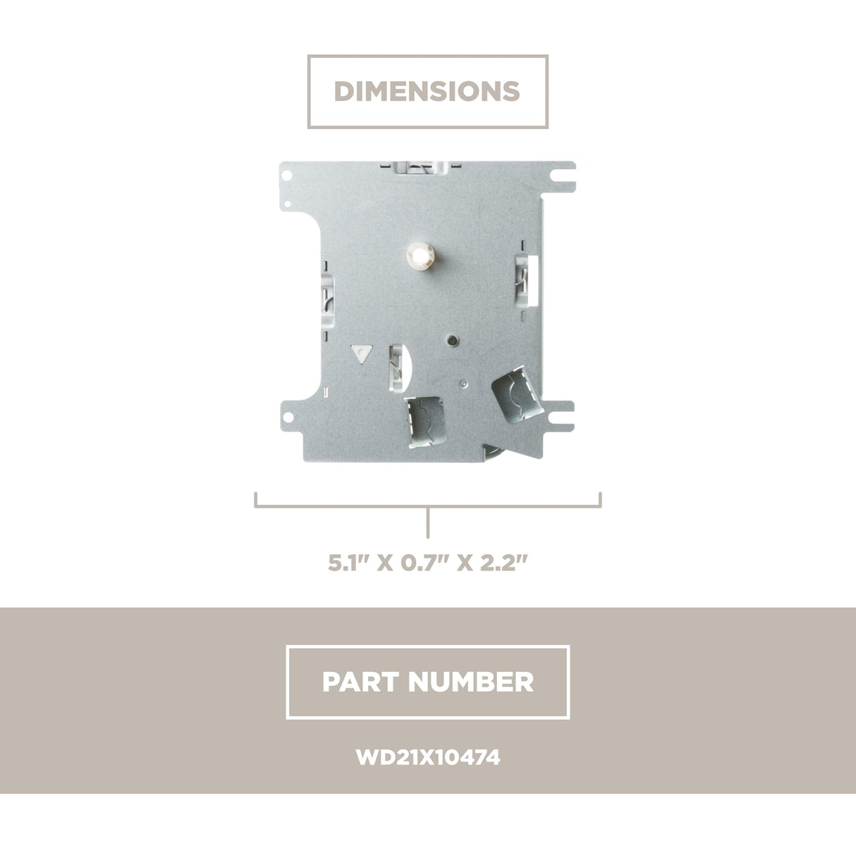 GE WD21X10474 Dishwasher Timer