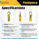 Fieldpiece Gauges and Meters SC260 replacement part