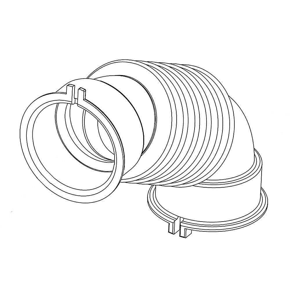 Samsung DC67-00467A Washer Dispenser Hose Genuine Original Equipment Manufacturer (OEM) part