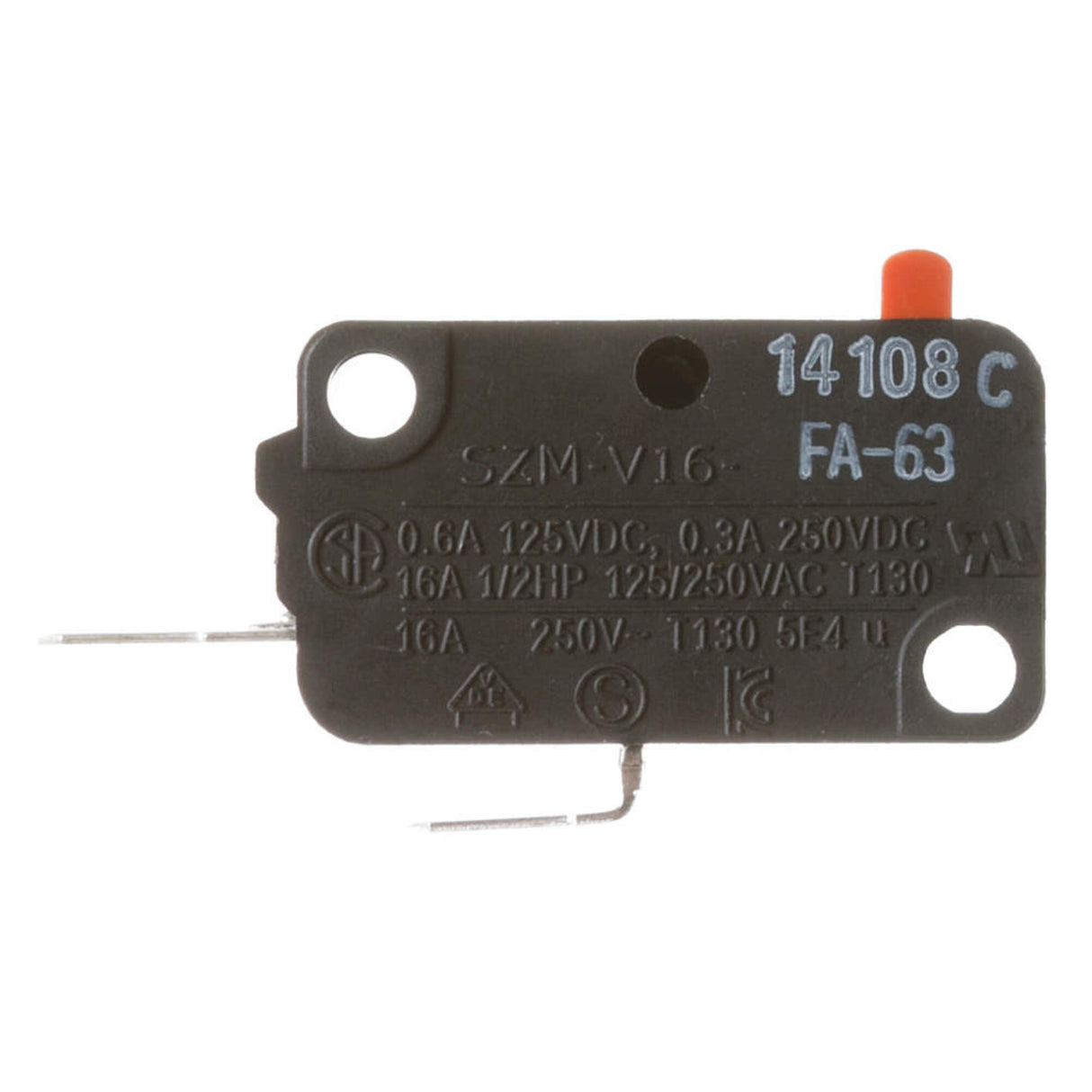 GE WB24X10047 Switch Primary Interlock and Door, Black