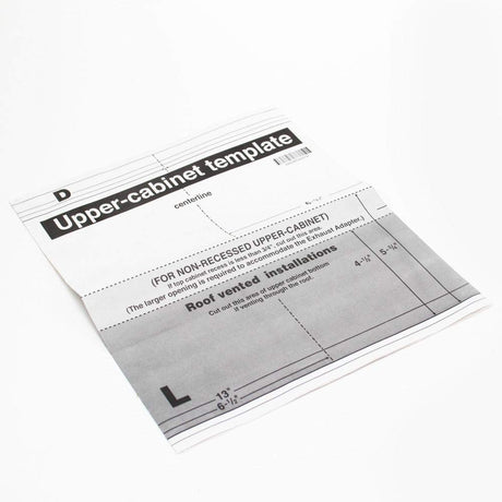 Lg 4922W5A057G Microwave Installation Template Genuine Original Equipment Manufacturer (OEM) Part