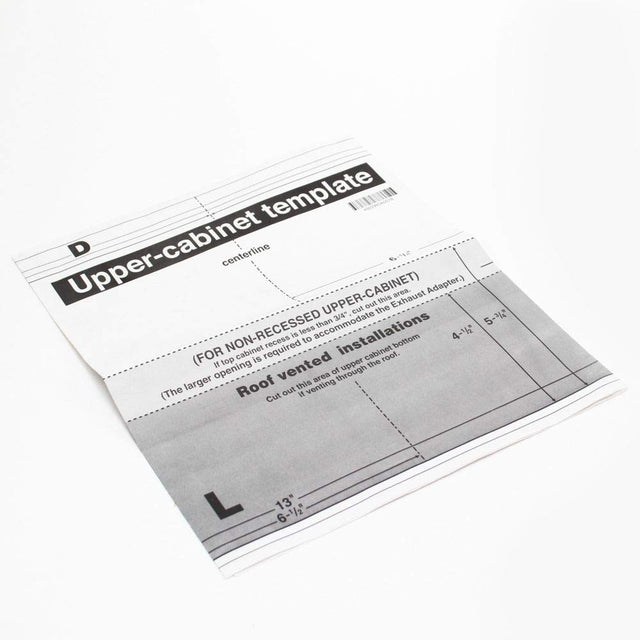 Lg 4922W5A057G Microwave Installation Template Genuine Original Equipment Manufacturer (OEM) Part