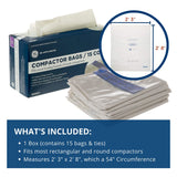 GE Trash Compactor Bags WX60X1 replacement part