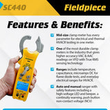 Fieldpiece Gauges and Meters SC440 replacement part