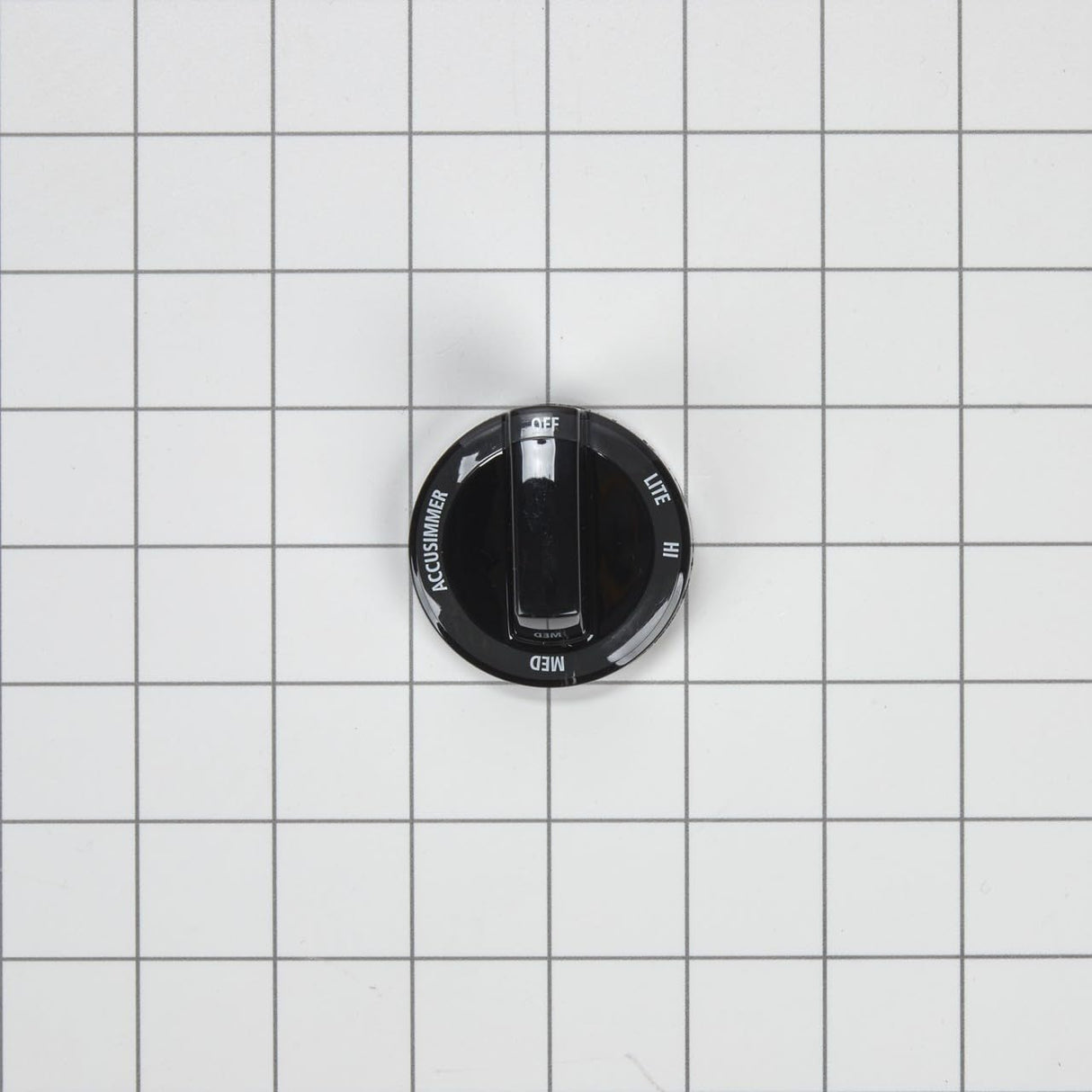 Whirlpool WPW10175692 Genuine OEM Range Gas Cooktop Burner Knob, Chrome