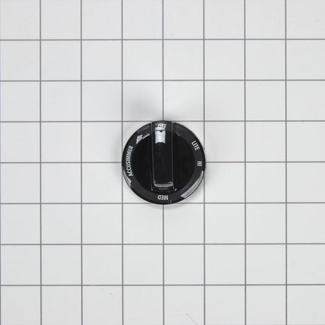 Whirlpool WPW10175692 Genuine OEM Range Gas Cooktop Burner Knob, Chrome