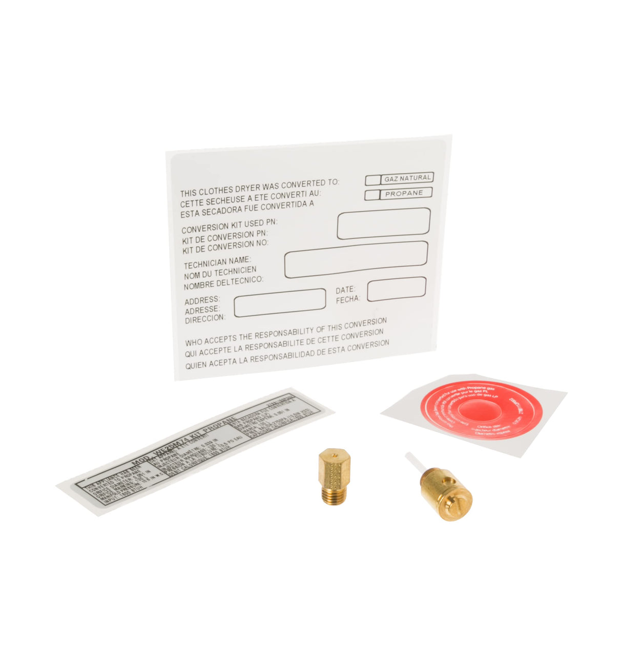 GE WE25M74 Kit Gas Conversion 27""