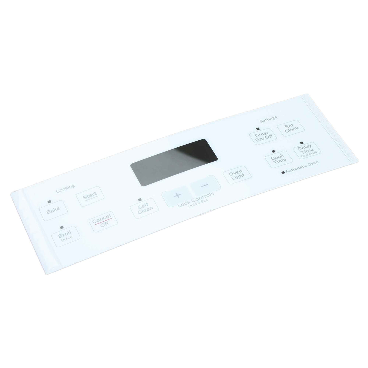 GE WB27T11512 Genuine OEM Faceplate Graphics (Ww)