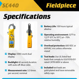 Fieldpiece Gauges and Meters SC440 replacement part