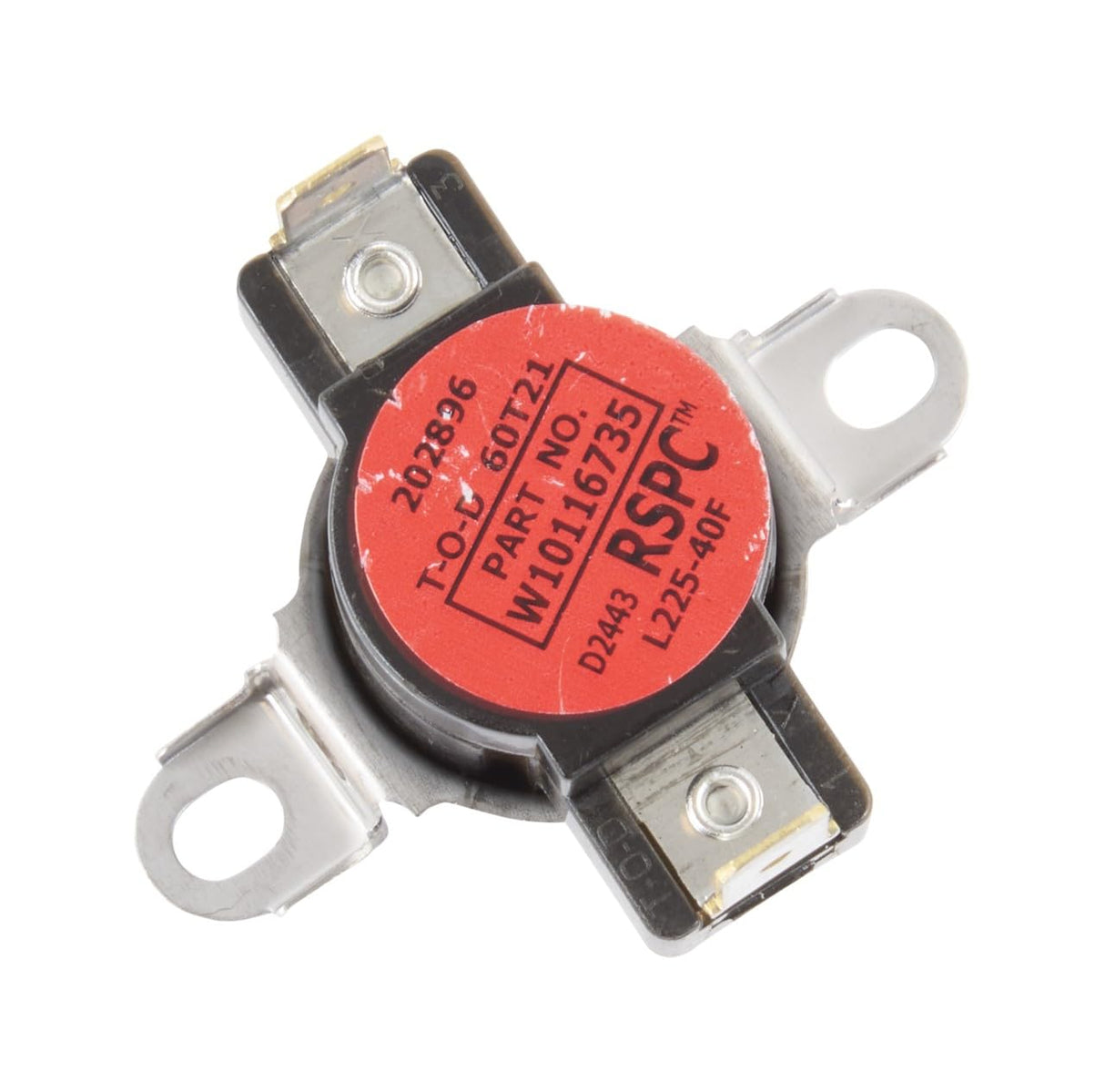 Whirlpool WPW10116735 Genuine OEM Dryer High Limit Thermostat